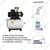 Kirloskar (CPBS-73624H) 1 HP Pressure Booster Pump Including 24 Liters Tank With 1 Year Warranty